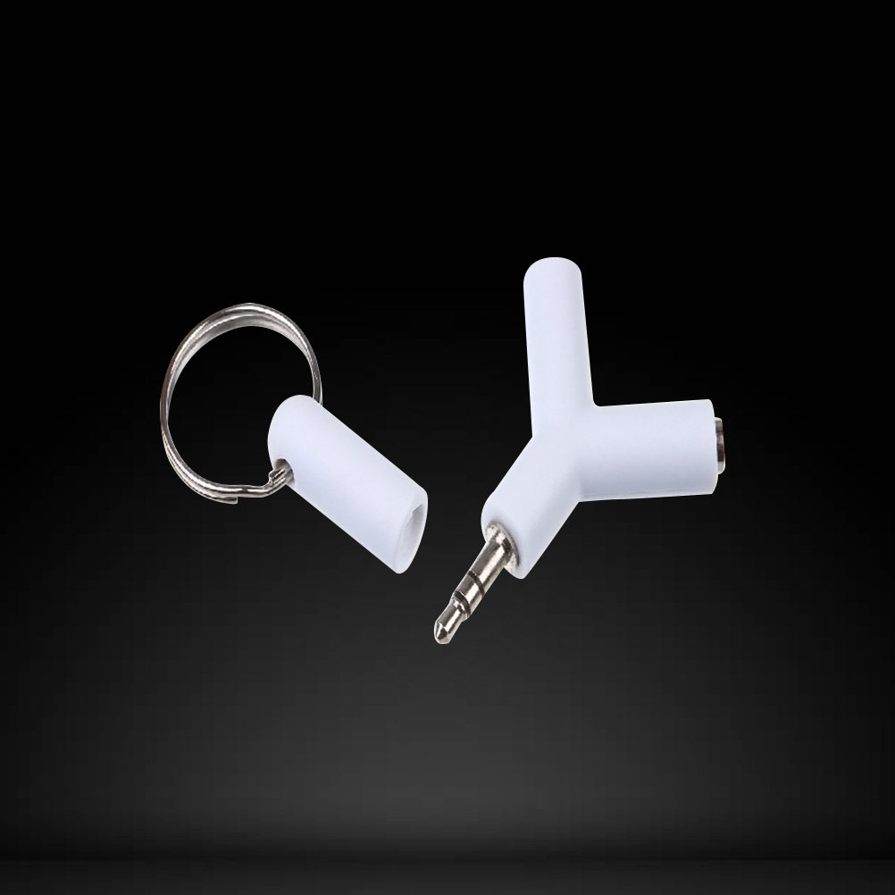 Earphone Splitter Jack - 3.5mm Earphone Splitter Adapter Y Shaped