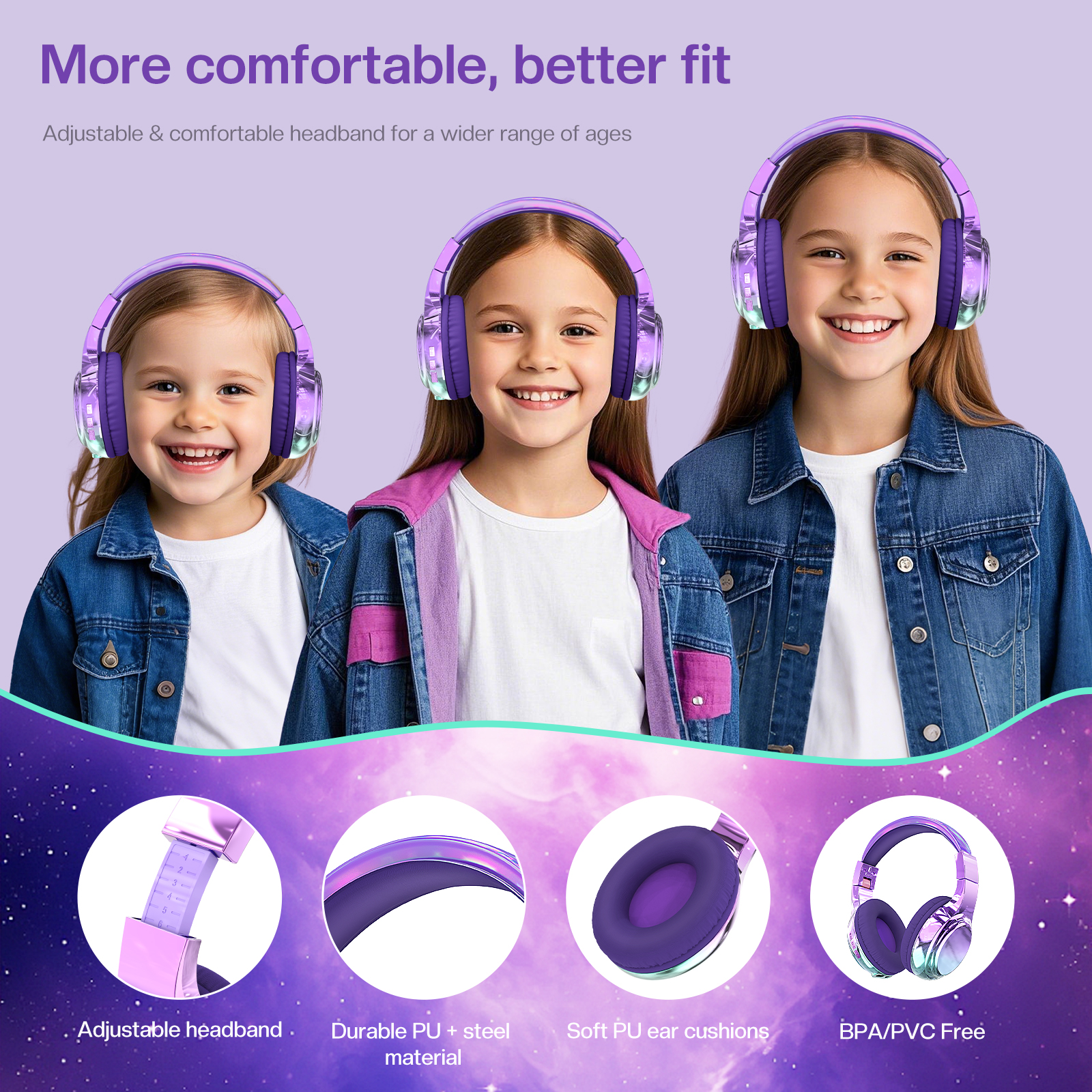 Gradient Kids Bluetooth Headph - Gaming Headset Rgb recensione e prezzo