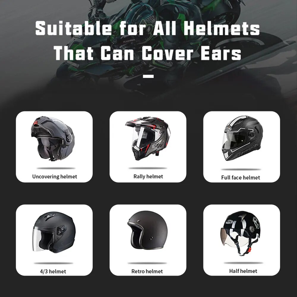 Kihous Single Ear Motorcycle H - Bluetooth Headset On Ear recensione e prezzo
