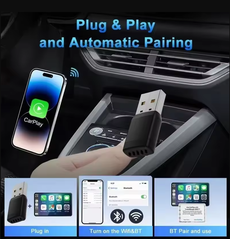 Smart Wireless CarPlay Android - Bluetooth Adapter Receiver recensione e prezzo