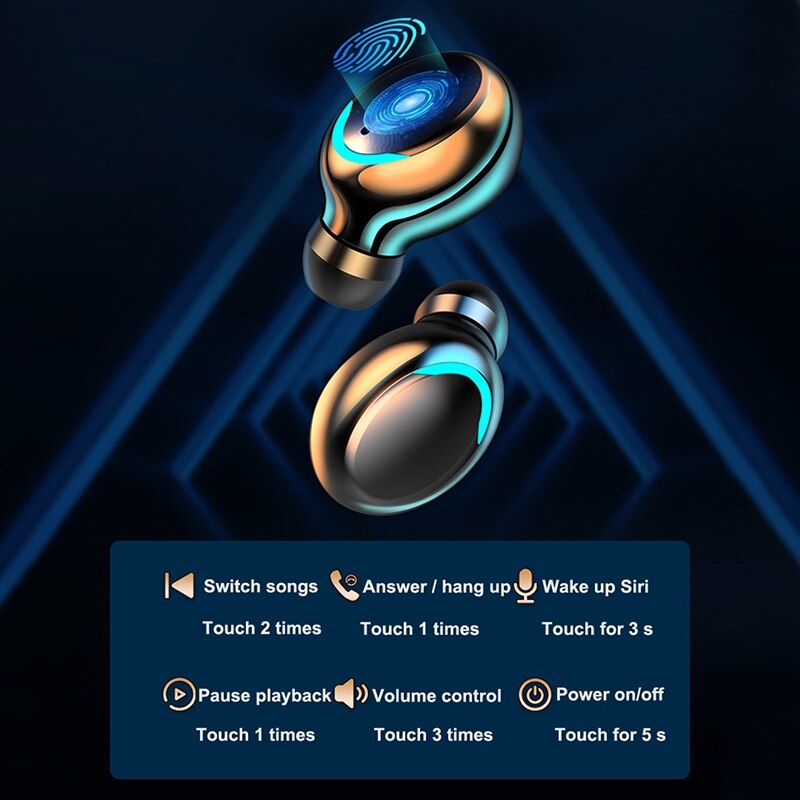 F9 Wireless Headphone TWS Blue - Wireless Earbuds Tws recensione e prezzo