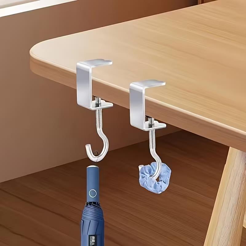 4pcs Removable Desk Hooks: Bac - Headphone Stand Desk recensione e prezzo