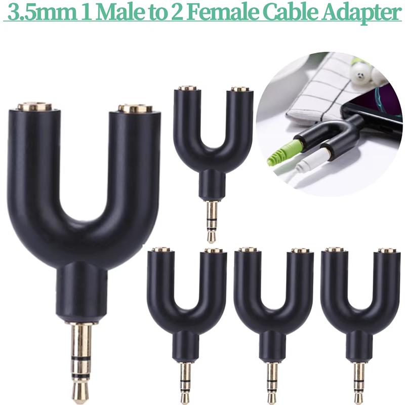 U Type Adapter Y Shape 3.5mm S - Earphone Splitter Jack recensione e prezzo