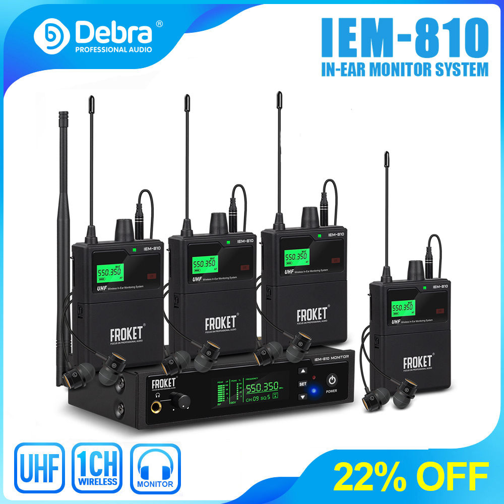 Debra New UHF In-Ear Monitorin - In Ear Monitor Iem recensione e prezzo