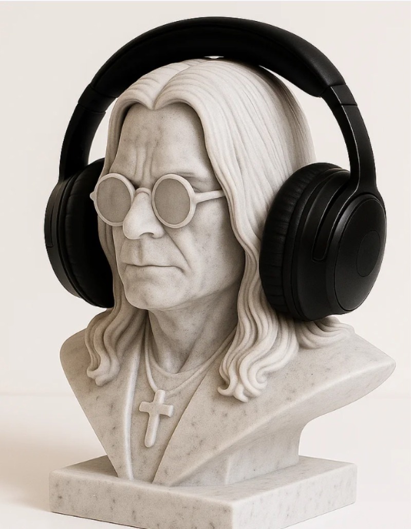 Heavy Metal Rock Legend Inspir - Headphone Stand Desk recensione e prezzo