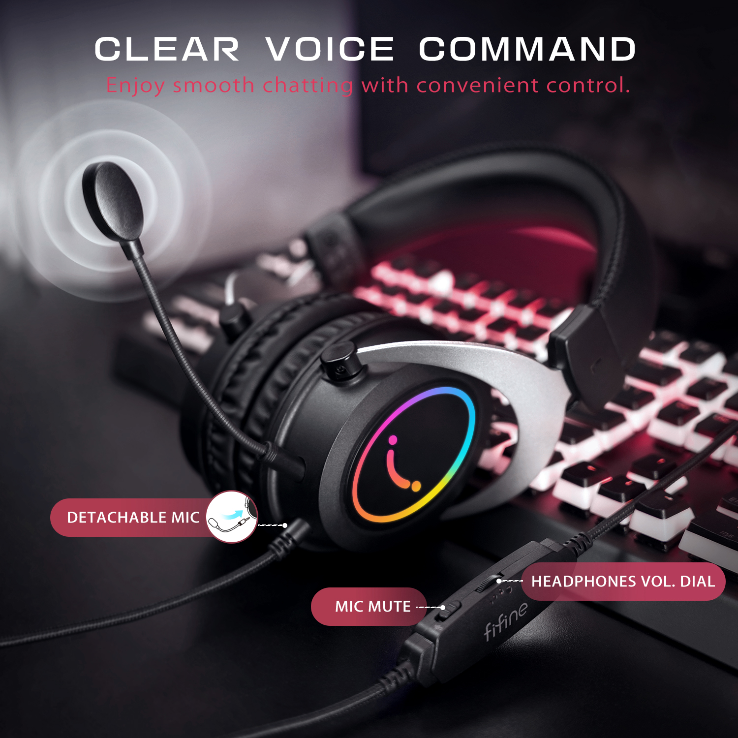 FIFINE Gaming Headpset with Dy - Gaming Headset Rgb recensione e prezzo