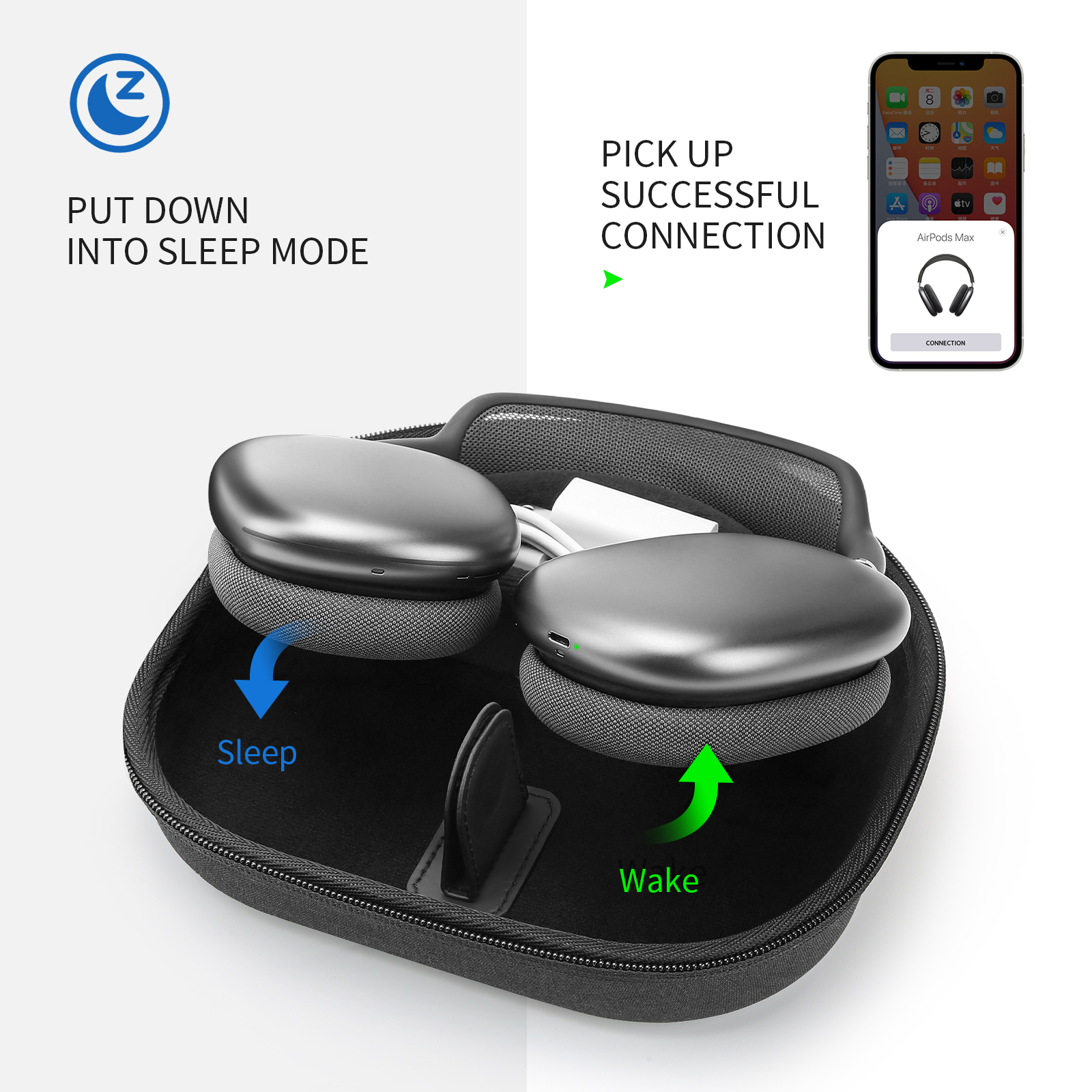 YINKE Smart Case for Apple Air - Headphone Case Hard recensione e prezzo