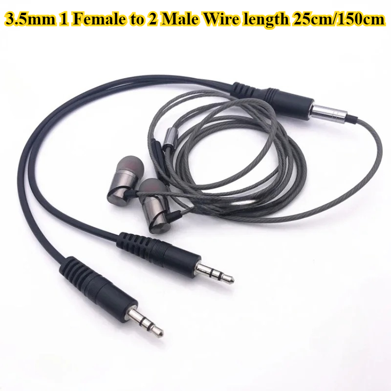 2/5Pcs/lot 3.5mm 1 to 2 Audio  - Earphone Splitter Jack recensione e prezzo