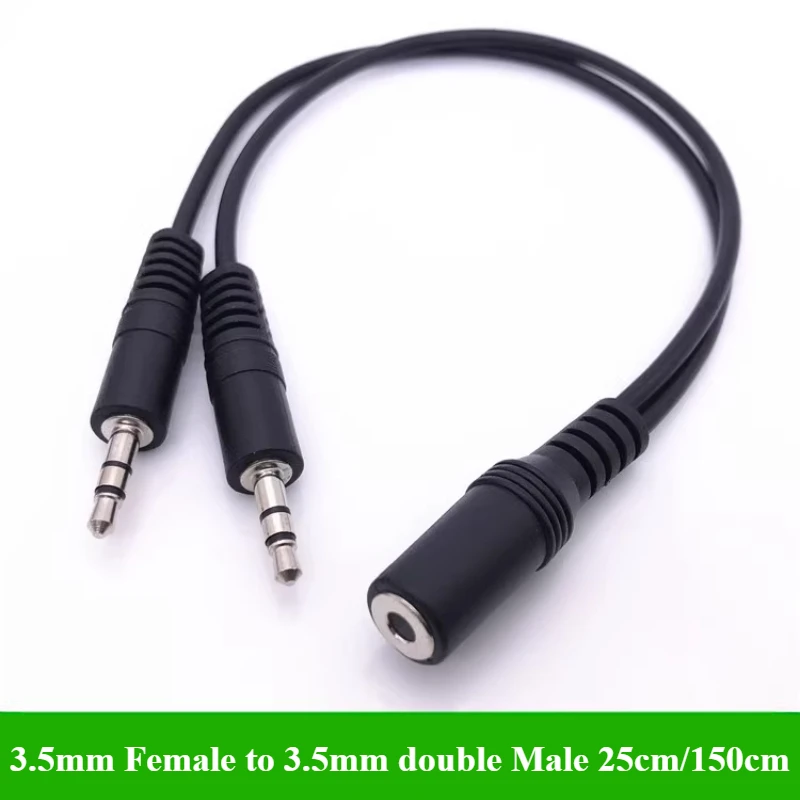 2/5Pcs/lot 3.5mm 1 to 2 Audio  - Earphone Splitter Jack recensione e prezzo