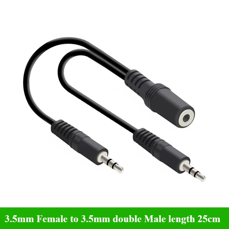 2/5Pcs/lot 3.5mm 1 to 2 Audio  - Earphone Splitter Jack recensione e prezzo
