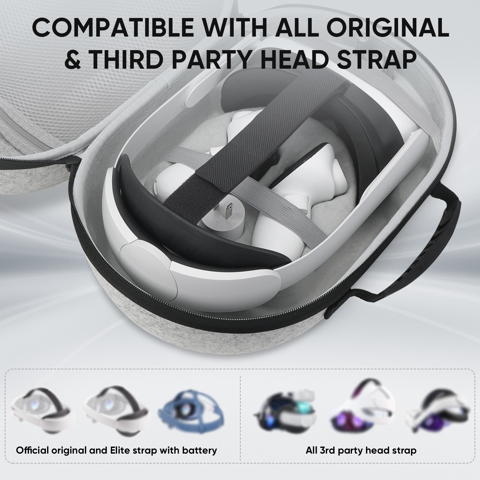 Travel Carrying Case for Meta  - Headphone Case Hard recensione e prezzo