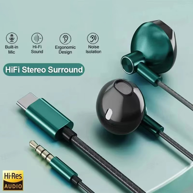 Type C 3.5mm HIFI Stereo Wired - Audiophile Headphone Wired recensione e prezzo