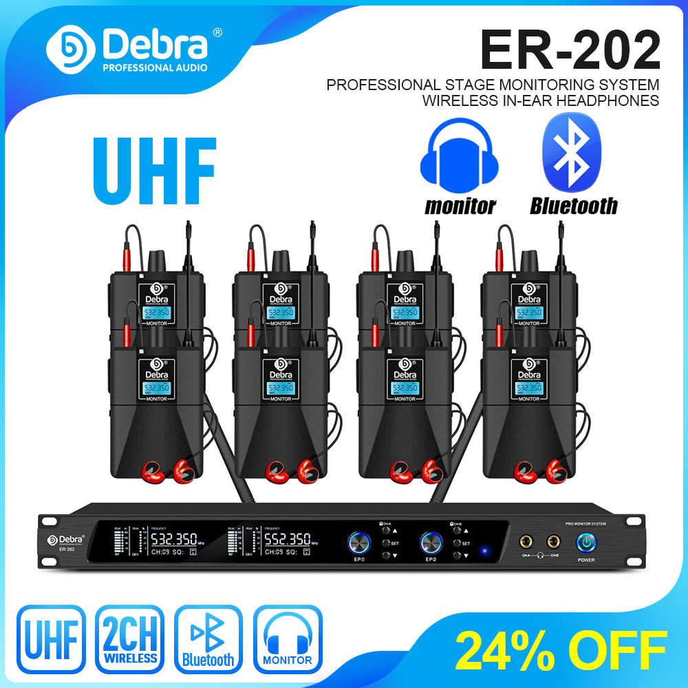 Debra UHF IEM ER-202 Wireless  - In Ear Monitor Iem recensione e prezzo
