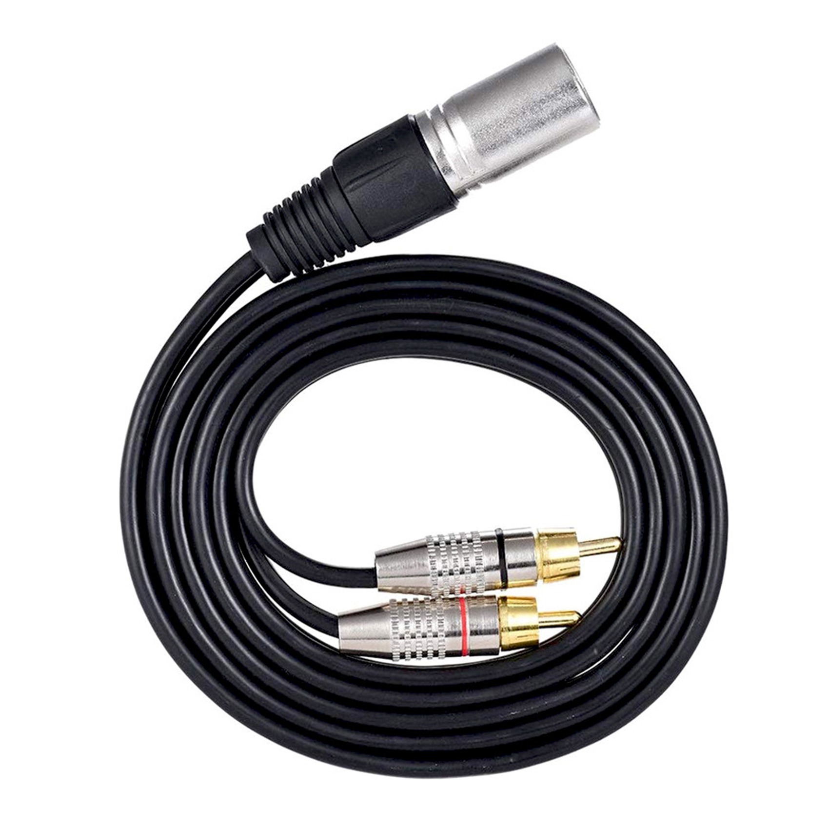 1 XLR Male to 2 RCA Male Plug  - Audio Splitter Y recensione e prezzo