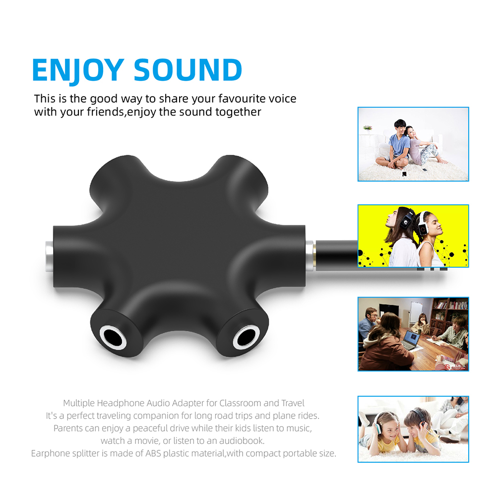 3.5mm Jack Earphone Audio Spli - Earphone Splitter Jack recensione e prezzo
