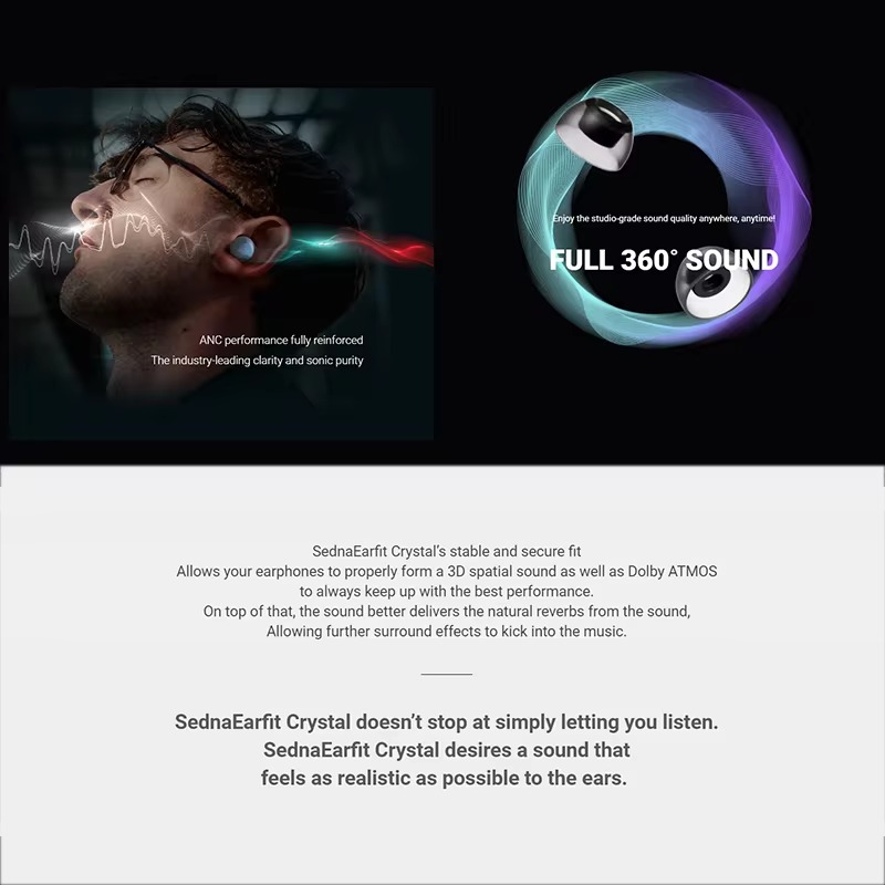 AZLA SednaEarfit Crystal Earti - Wireless Earbuds Tws recensione e prezzo