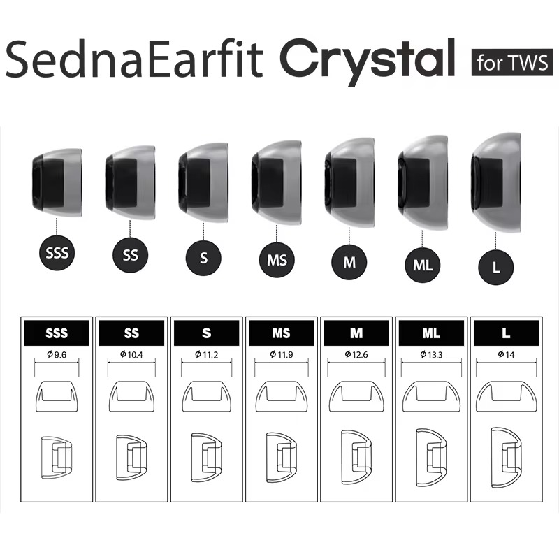 AZLA SednaEarfit Crystal Earti - Wireless Earbuds Tws recensione e prezzo