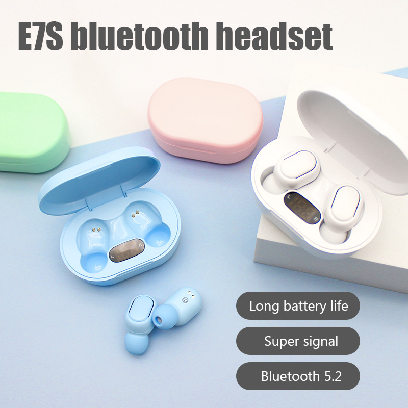 E7S TWS Fone Bluetooth Earphon - Bluetooth Headset On Ear recensione e prezzo