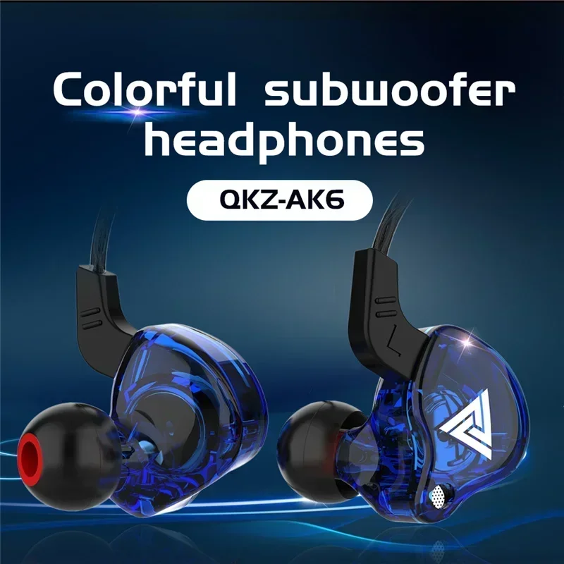 NEW QKZ AK6 Copper Driver HiFi - Wired Earphone Mic recensione e prezzo