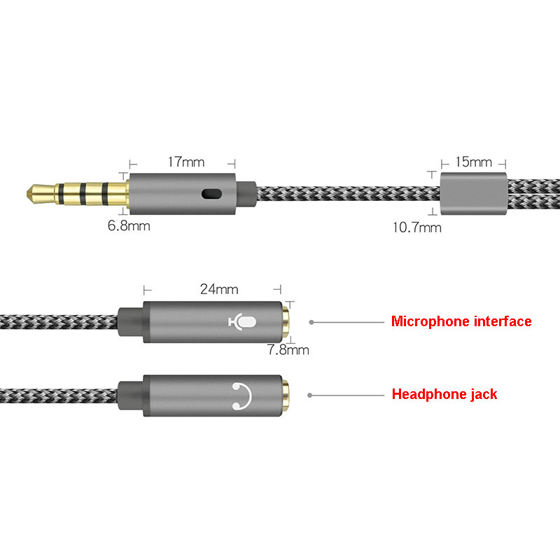 3.5mm Audio Splitter Y Jack 1  - Audio Splitter Y recensione e prezzo