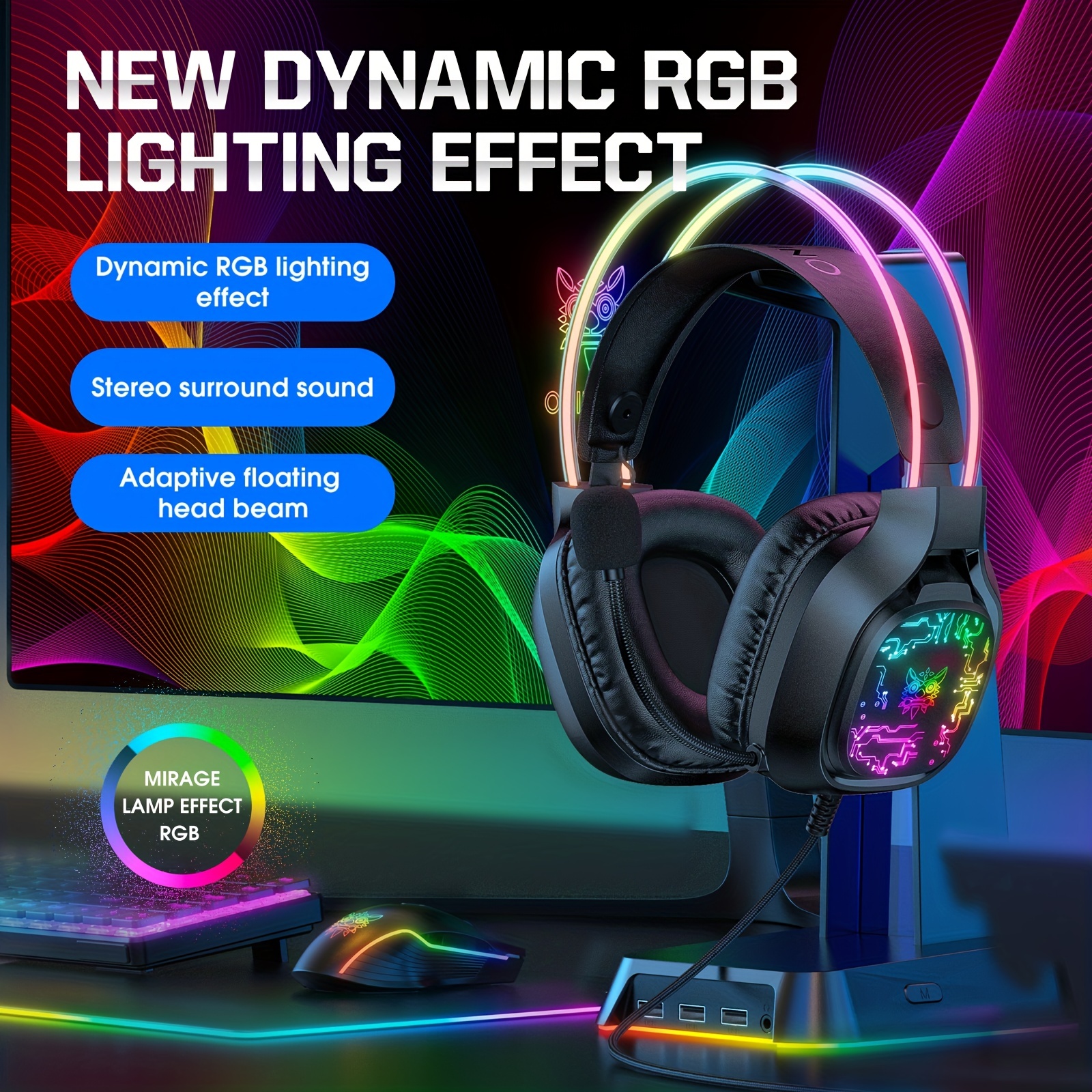 ONIKUMA X22 Gaming Headset RGB - Gaming Headset Rgb recensione e prezzo