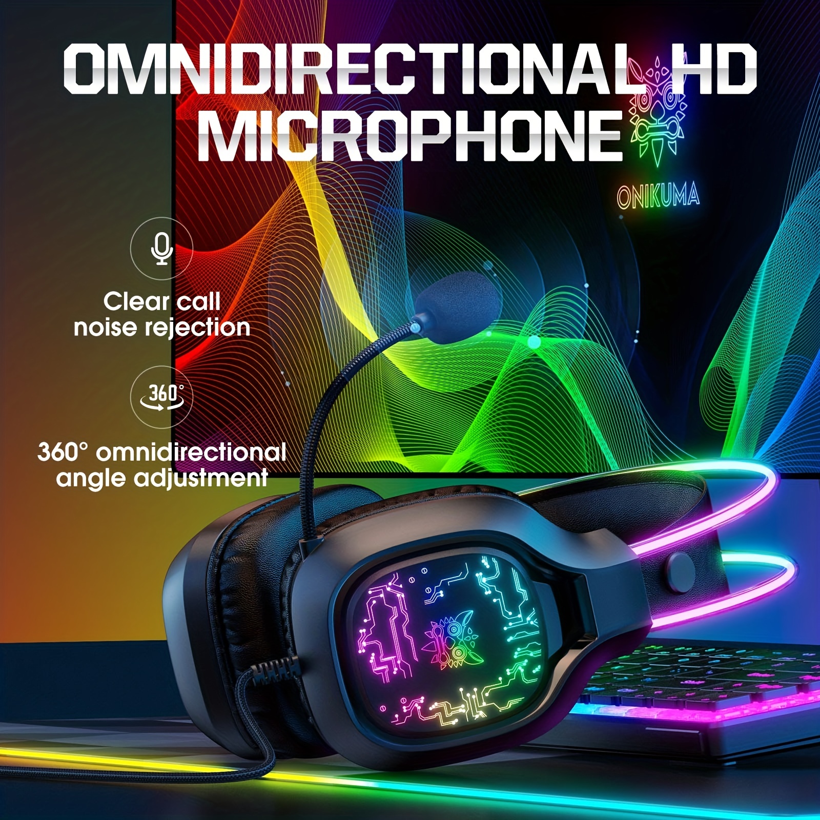ONIKUMA X22 Gaming Headset RGB - Gaming Headset Rgb recensione e prezzo