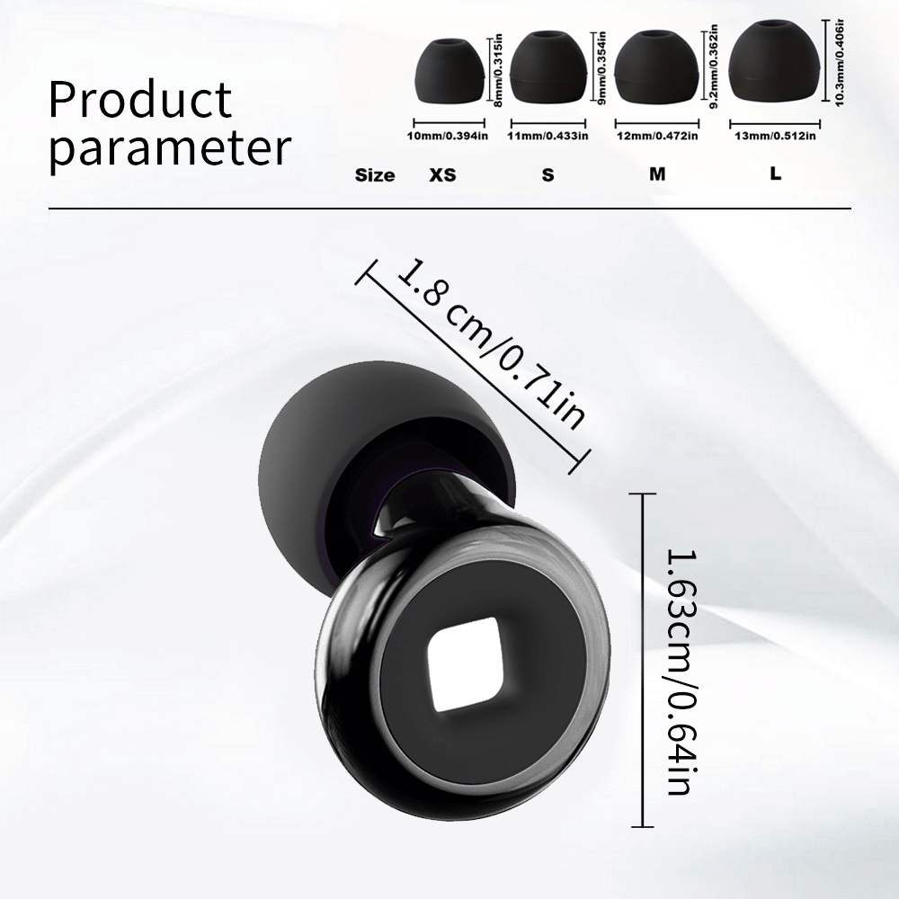 Reusable Silicone Ear Plugs No - Silicone Ear Tip Replacement recensione e prezzo