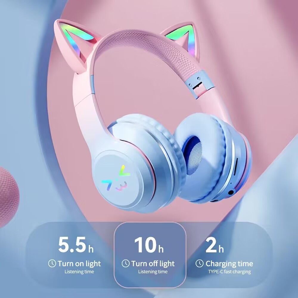 RGB Glow Earphones Wireless Ea - Gaming Headset Rgb recensione e prezzo