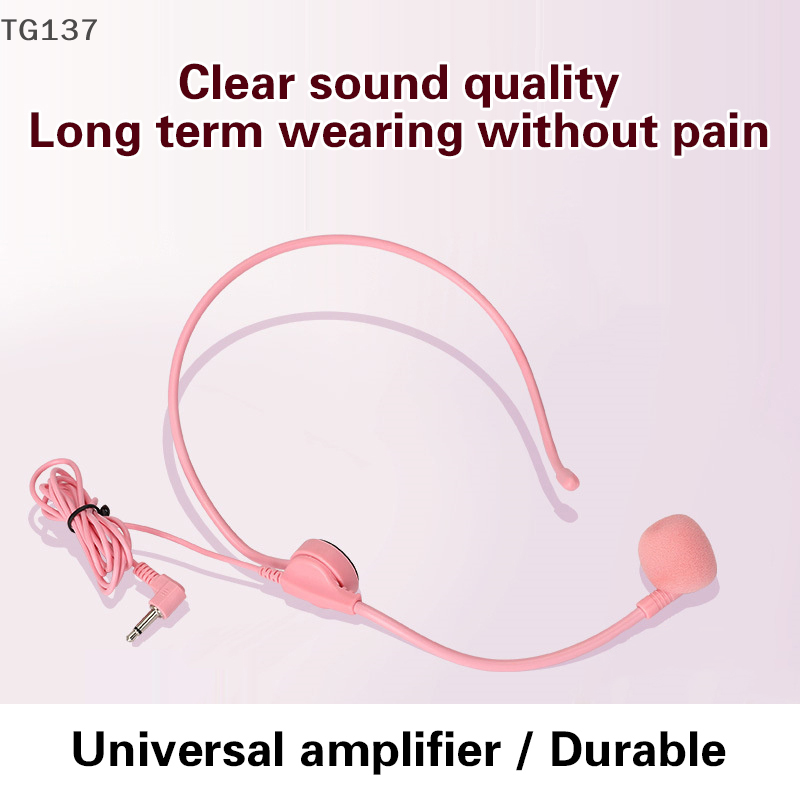 1Pcs 3.5MM Pink Headworn Wired - Wired Earphone Mic recensione e prezzo