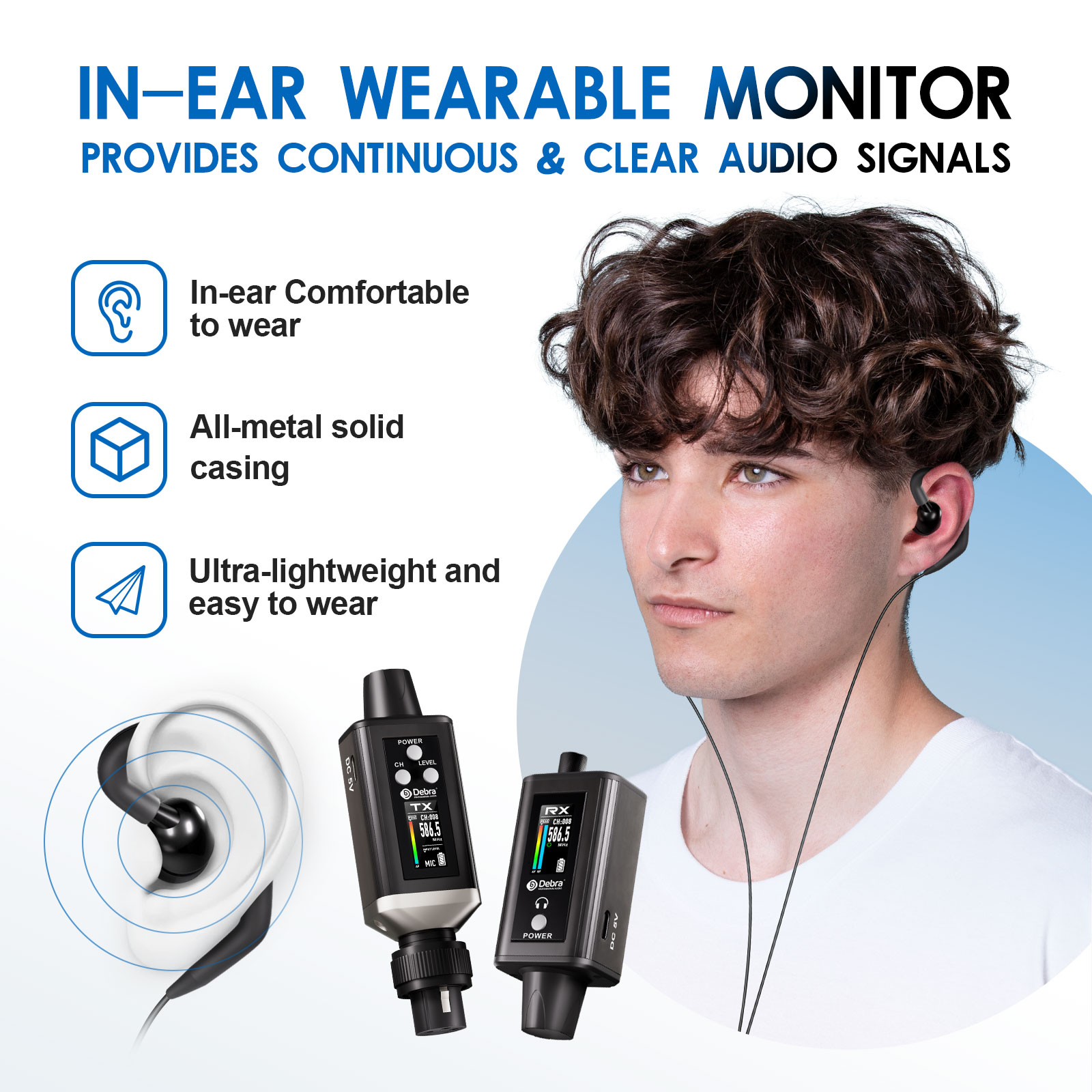 Debra Audio UHF Stereo IEM EMX - In Ear Monitor Iem recensione e prezzo