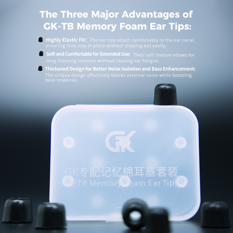 GK-TB 3Pair(6pcs) Noise Isolat - Earphone Foam Tip recensione e prezzo