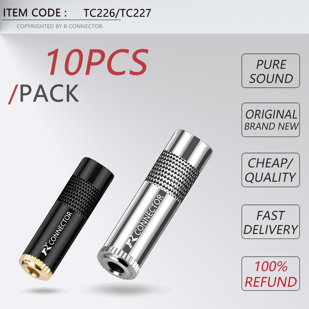 10pcs Audio 3.5mm/6.35mm Jack  - Audiophile Headphone Wired recensione e prezzo