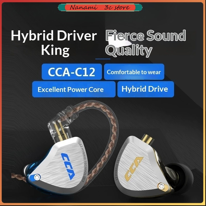 CCA C12 Earphones Hi-Fi Audiop - Audiophile Headphone Wired recensione e prezzo