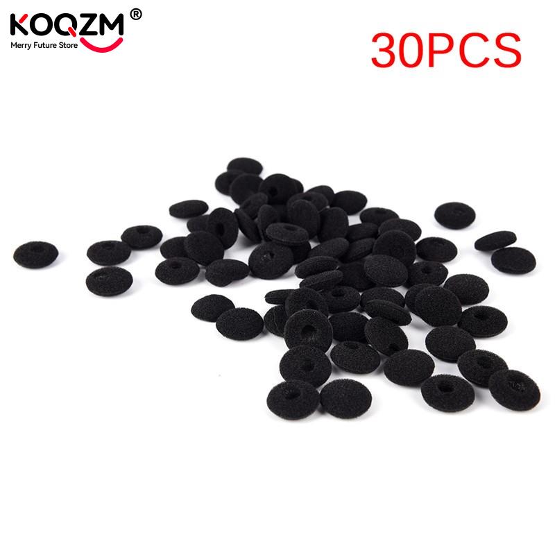 30pcs Sponge Covers Tips Black - Earphone Foam Tip recensione e prezzo
