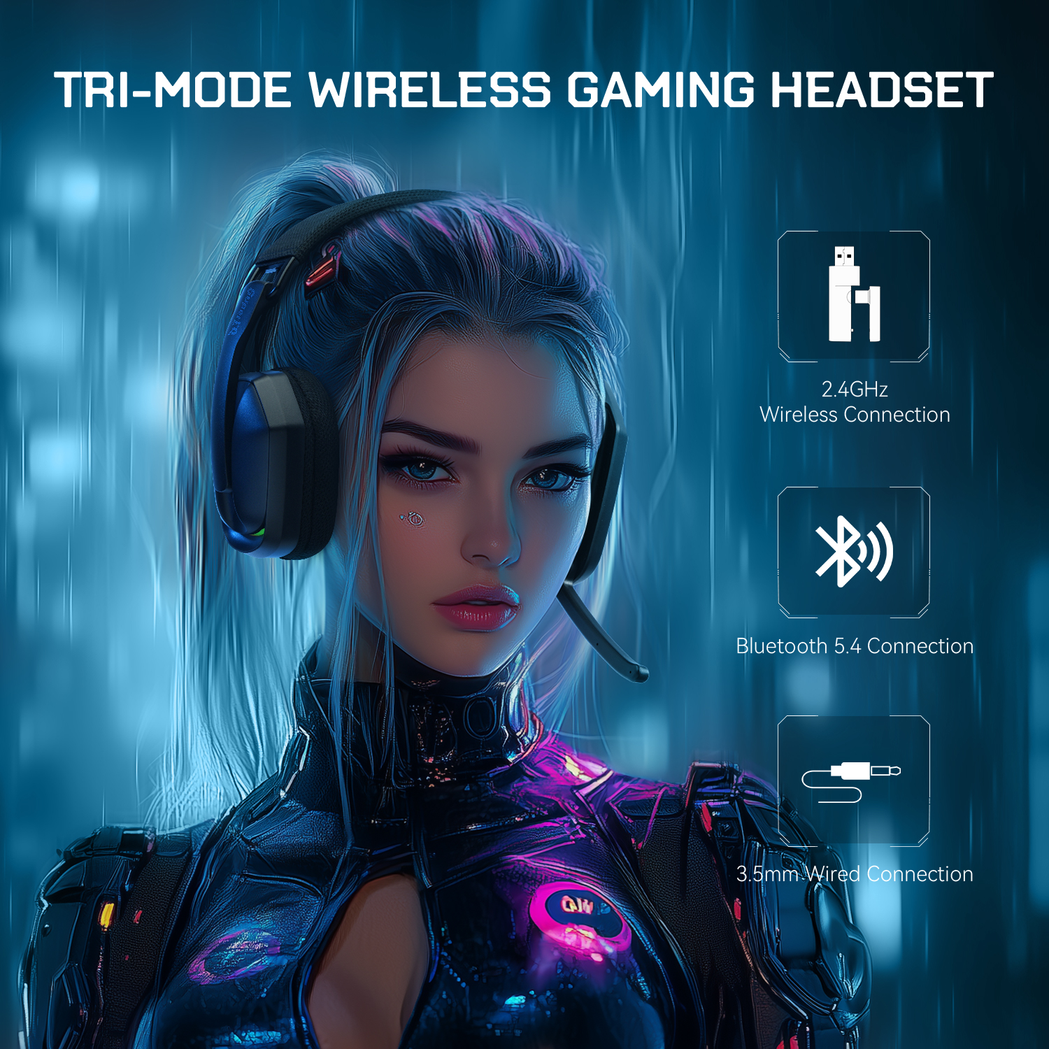 EKSA G19BT 2.4GHz Wireless Gam - Gaming Headset Rgb recensione e prezzo