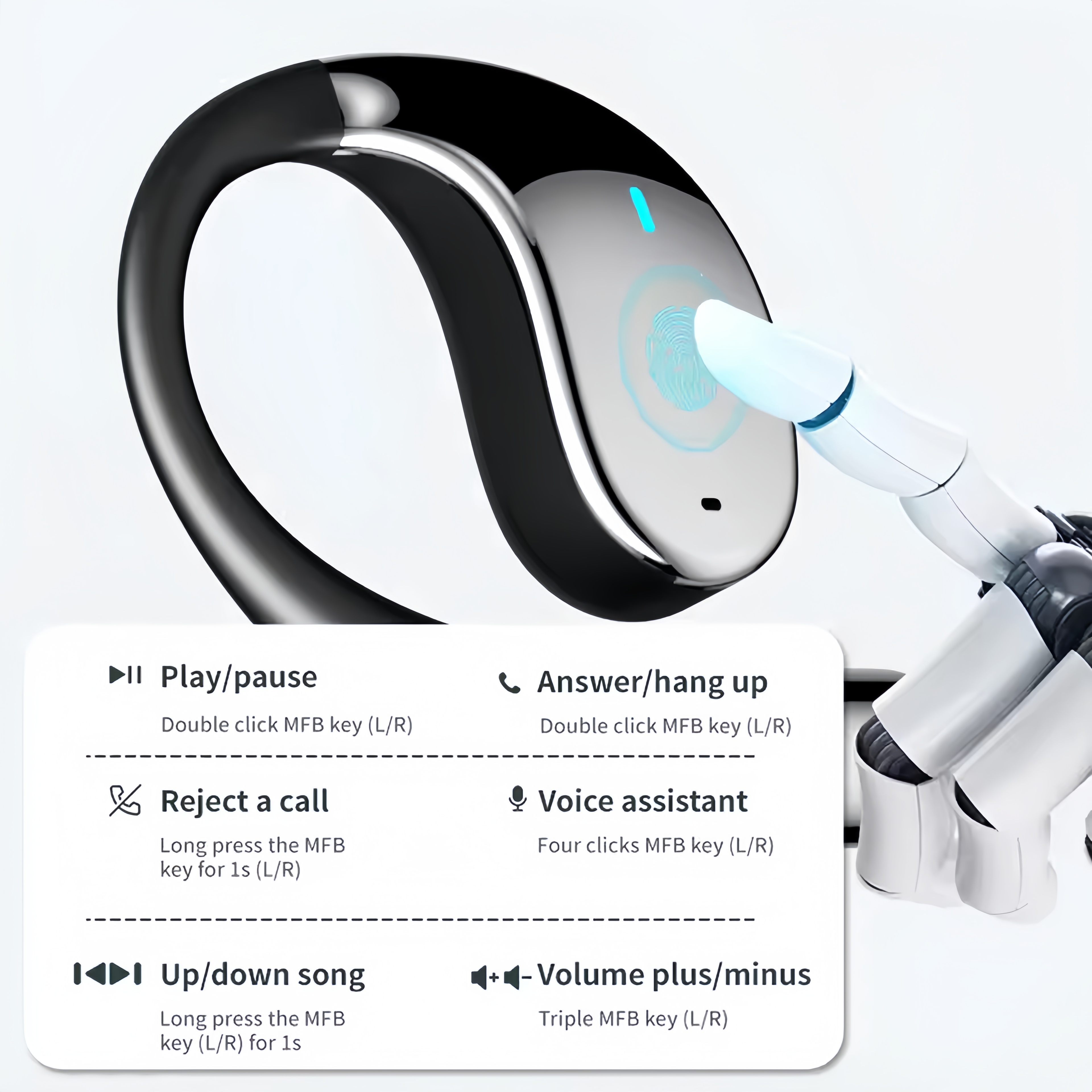 2026 New AI Translation Earbud - Bluetooth Headset On Ear recensione e prezzo