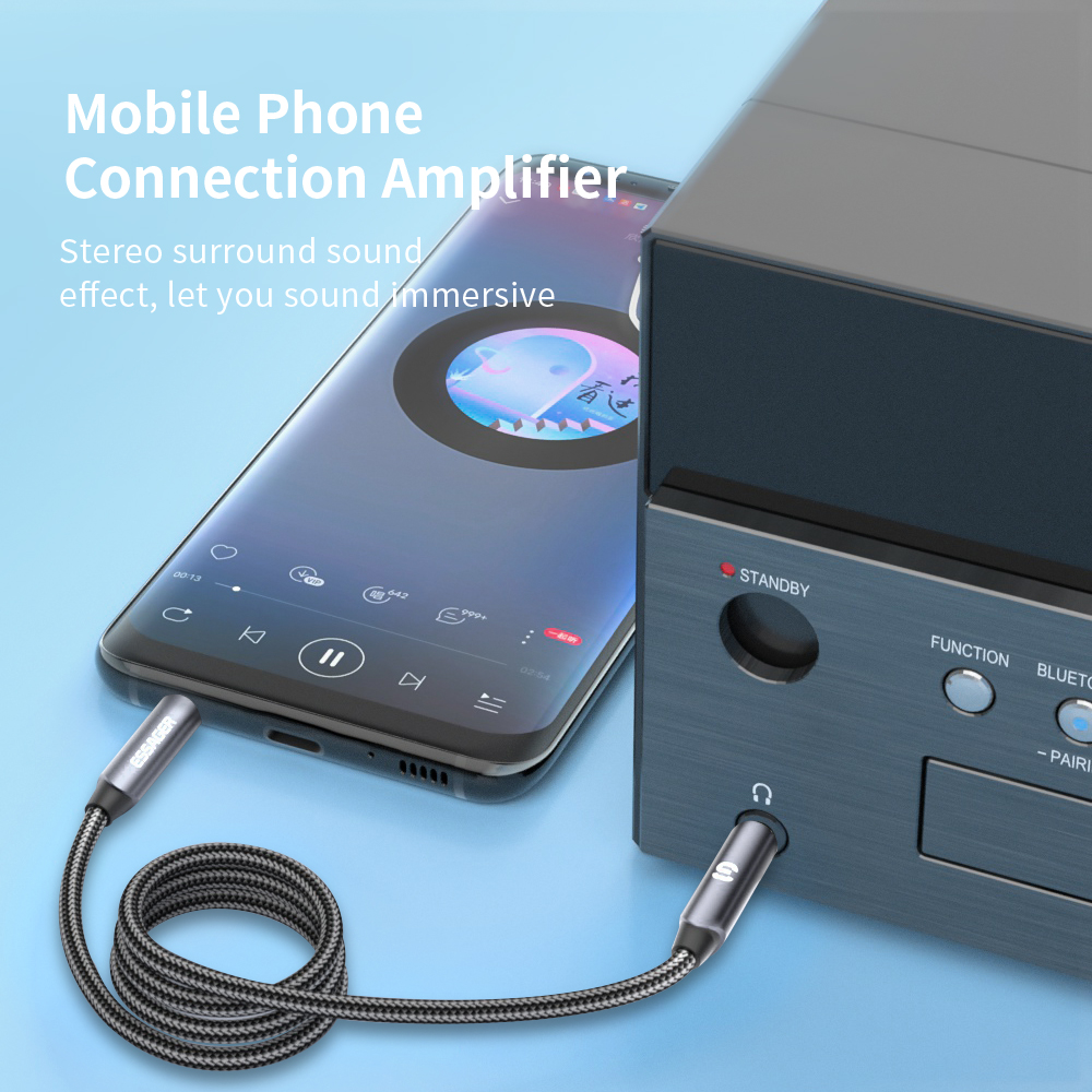 ESSAGER Headphone Extension Ca - Earphone Splitter Jack recensione e prezzo