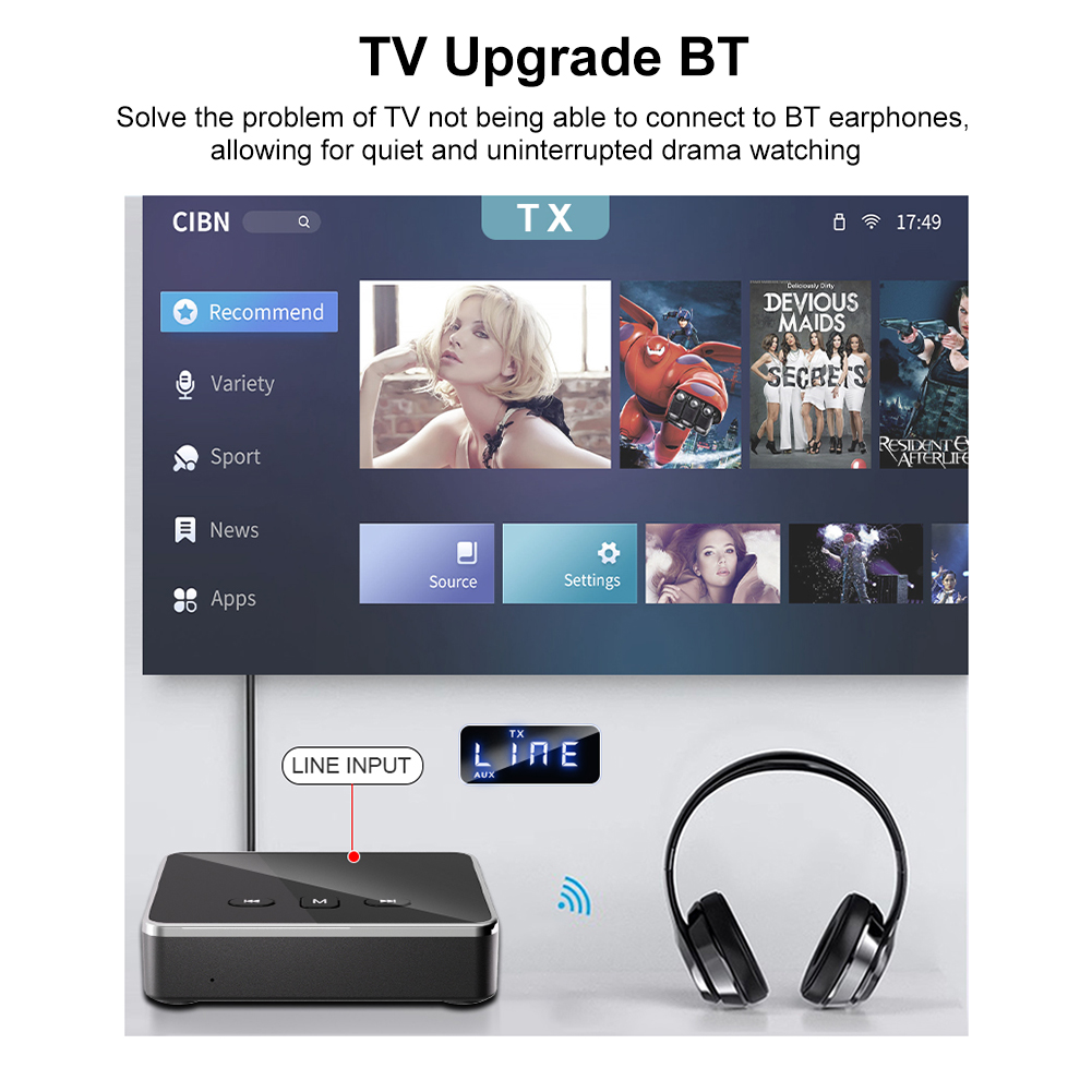 BT 5.4 Transmitter Receiver AU - Bluetooth Adapter Receiver recensione e prezzo