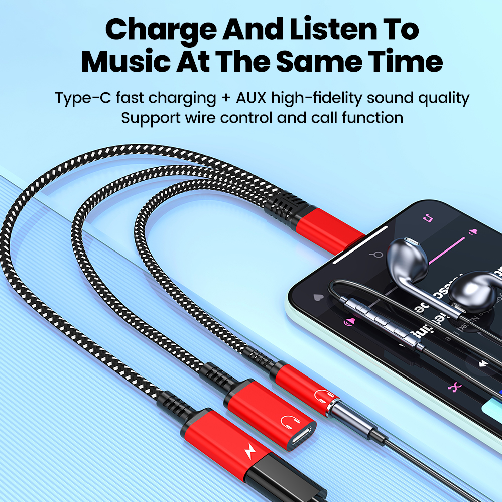 Type C Audio Adapter Cable 3in - Earphone Splitter Jack recensione e prezzo