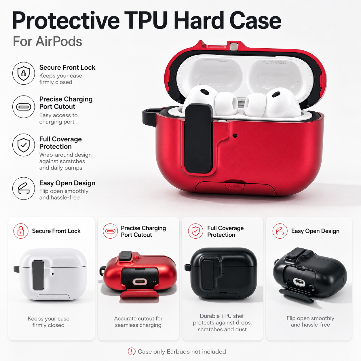 For AirPods Hard Case for Pro3 - Headphone Case Hard recensione e prezzo