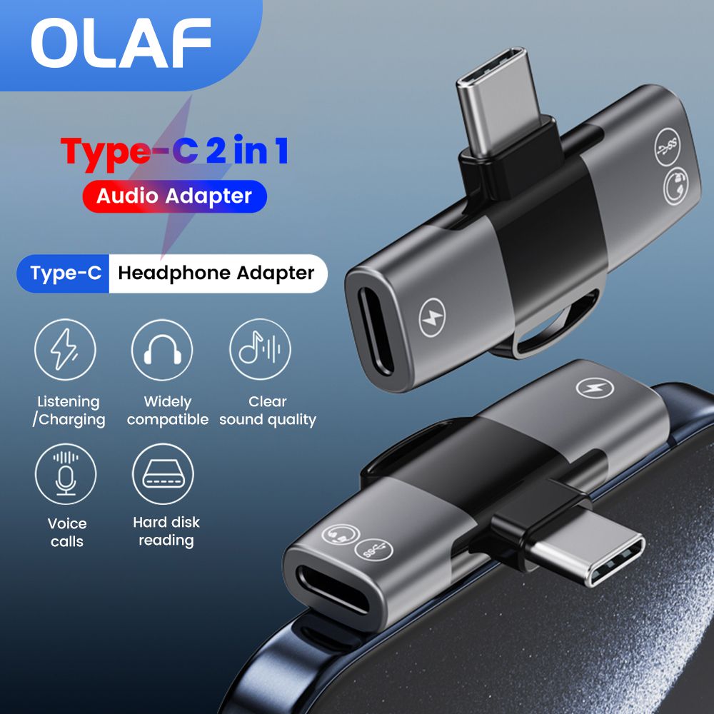 2 in 1 Type C Audio Adapter US - Earphone Splitter Jack recensione e prezzo
