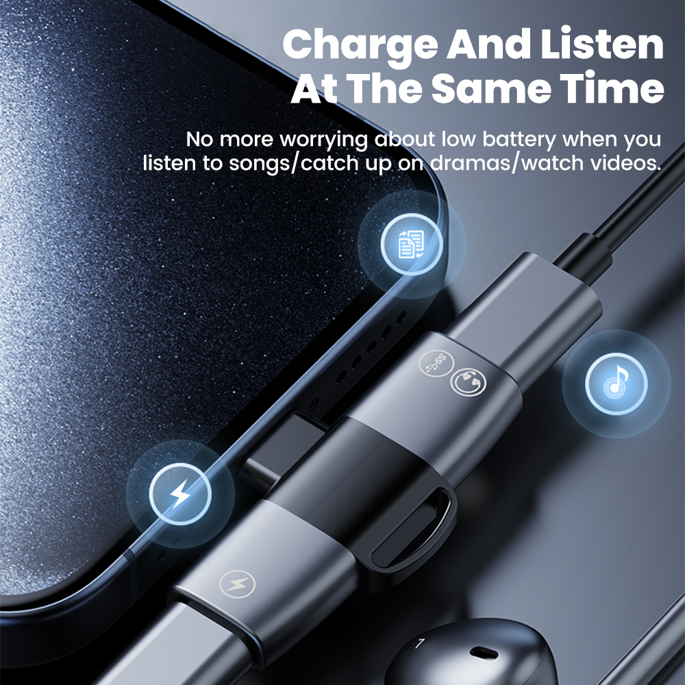 2 in 1 Type C Audio Adapter US - Earphone Splitter Jack recensione e prezzo