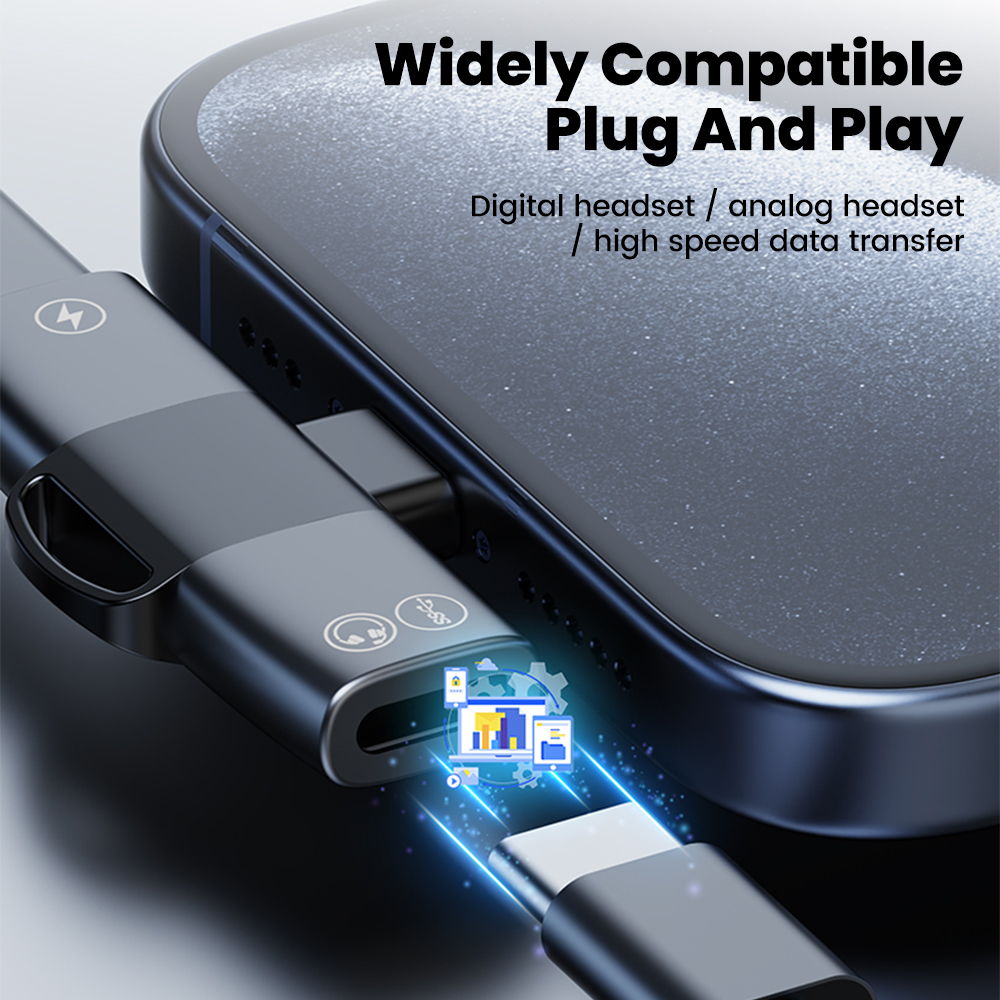 2 in 1 Type C Audio Adapter US - Earphone Splitter Jack recensione e prezzo