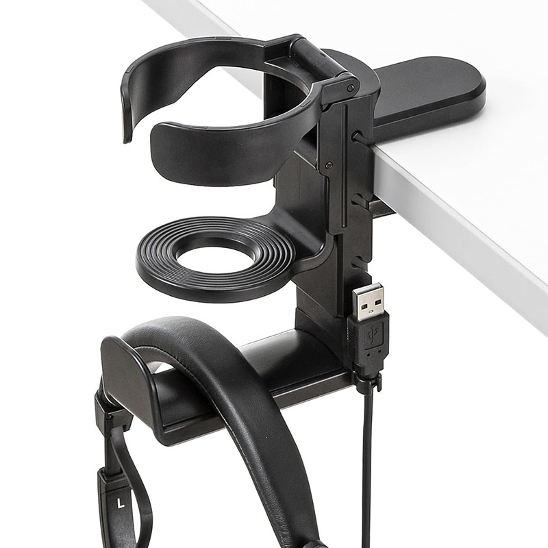 Desk Cup Holder with Headphone - Headphone Stand Desk recensione e prezzo